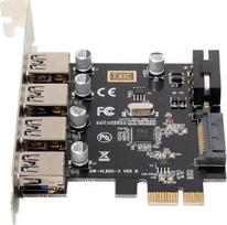 cablecc U3-038 PCI-E į USB 3.0 šakotuvas – „PCI Express“ plėtimo kortelės adapteris, 5Gbps, skirtas pagrindinei plokštei