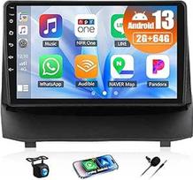 CAMECHO 2+64G 9 colių "Android 13" automobilinis radijas "Ford Fiesta" 2009-2014 m. su GPS WiFi FM, belaidis "Carplay" radijas su "Bluetooth", "Android Car RDS Mirror Link", galinio vaizdo kamera, "Canbus", HD jutiklinis ekranas
