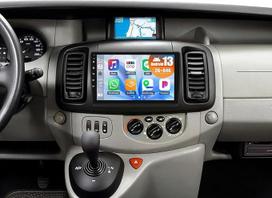 CAMECHO 2+64G Android 13 Navi Autoradio für Renault Trafic Opel Vivaro Nissan Primastar mit 10 Zoll Touchscreen, Bluetooth Radio mit Wireless Carplay FM RDS GPS WLAN Android Auto +Rückfahrkamera