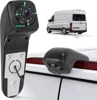 CAMECHO „VW Crafter 2017“ naktinio matymo galinio vaizdo kamera su stabdžių žibintu, skirta „VW Crafter 2017“ – galinio vaizdo kamera su HD/CVBS, atspari vandeniui (IP67), 140° plataus kampo, su parkavimo gairėmis