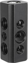 CAMVATE 3633 priedų tvirtinimo adapteris su 1/4"-20 ir 3/8"-16 sriegiais