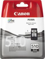 Canon 2970B009 – PG-510 – 2970B009 – 1 vnt. juodos spalvos – blisterio pakuotėje – rašalo rezervuaras - Skirtas spausdintuvams PIXMA MP230, MP237, MP252, MP258, MP270, MP280, MP282, MP499, MX350, MX360, MX410, MX420
