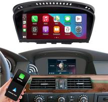CARABC 8,8 colių IPS jutiklinio ekrano automobilių grotuvas su „CarPlay“ ir „Android Auto“ funkcijomis, skirtas 3, 5 ir 6 serijos automobiliams su NBT/CIC/CCC sistemomis. Korpuso pavadinimai: E90/E60/F30/F31/F32/F33 modeliai (CCC-0305)