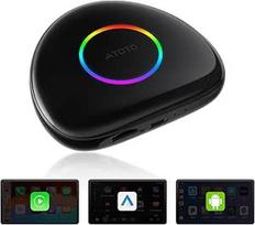 CarPlay-Box KI - Android Auto ir CarPlay kabeliuose, 8GB + 128GB Streaming-Box für Autos mit 4G, WLAN, Dual-Bluetooth, USB, integruotas GPS, KI-Assistent, Erweiterung über microSD, OTA, CB6