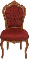 Casa Padrino Baroque Dinner Chair Bordeaux / Brown - Antikvariniai baldai