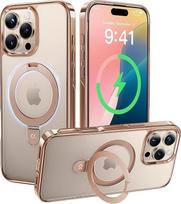 CASEKOO originalus "Titan Desert Sand" dėklas "iPhone 16 Pro Max" su "MagSafe" stovu [atsparus įbrėžimams ir geltonai spalvai] [MIL-STD-810H karinis standartas] Neslystantis mobiliojo telefono dėklas "iPhone 16 Pro Max" dėklas