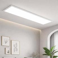 CBJKTX LED plokštė 100 x 25 Lubinis šviestuvas su reguliuojamu apšvietimu, plokščias, ilgas lubinis šviestuvas | Nuotolinio valdymo pultas, didelis lubinis šviestuvas, baltos dienos šviesos lempa, biuro lempa, lubinis šviestuvas biurui, dirbtuvėms, virtuv