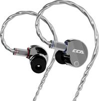 CCA Phoenix In-Ear Monitor ausinės, dvigubo magnetinio dinaminio draiverio IEM su aiškiu HiFi garsu ir giliais bosais, profesionalios metalinės žaidimų ausinės muzikantams, dainininkams ir audiofilams (3,5