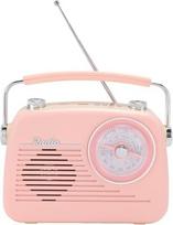 CCYLEZ FM, AM, SW nešiojamasis retro radijas su USB ir „Bluetooth“ garsiakalbiu, kompaktiškas ir nešiojamas, skirtas naudoti patalpose ir lauke, paprastas naudoti, tinka vyresnio amžiaus žmonėms (rožinis)