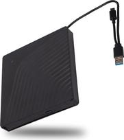 CCYLEZ išorinis DVD diskas, nuimamas išorinis USB 3.0/USB 2.0 CD diskas su 5Gbps optiniu nešiojamojo kompiuterio disko korpusu, skirtas 12,7 mm / 9,5 mm SATA DVD-RW diskams