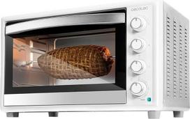Cecotec Bake & Toast 4600 White Gyro Konvektionsofen, 46 litrų, 2.000 W, Innenbeleuchtung, 12 Funktionen, Temperatur bis 230 Grad, Doppelglas-Tür, inkl. Drehstrahler