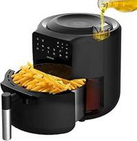 Cecotec Heißluftfritteuse Cecofry Rain. 5,5 l, integierte Ölbrause, 7 Stufen, fortschrittliche Technologie, 1550 W, Touchpanel.