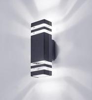 CELAVY LED lauko sieninis šviestuvas, 6000 K Cool White GU10 lauko šviestuvas, IP65 aukštyn žemyn lauko šviestuvas, namo siena, lauko sieninis šviestuvas, lauko apšvietimas, antracito pilka