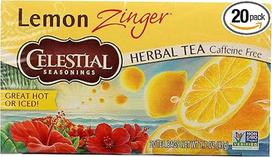 CELESTIAL SEASONINGS - NATURAL 100% Lemon Zinger vaistažolių arbata, 20 Teebeutel, 47g