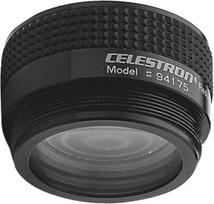Celestron 94175 Židinio reduktorius ir feldkorrektorius-Zubehör, sumažina židinio šviesą ir F koeficientą 37 % nuo f/10 iki f/6,3. Skirtas giliojo dangaus stebėjimams ir astrologiniams stebėjimams su Schmidt-Cassegrain-Teleskopen