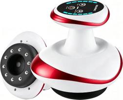 Celiulito masažuoklis, 4-in-1 elektrinis „Gua Sha“ masažuoklis, elektrinis rankų masažuoklis su vakuuminiu masažu, elektrinis „Gua Sha“, šildymo funkcija ir 9 intensyvumo lygiai, taurių masažuoklis, gerinantis kraujotaką (A)