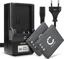 CELLONIC, 2 x fotoaparato baterija, suderinama su "Sony NP-BG1", "Cyber-Shot DSC-H3", DSC-W210 (3,7 V, 900 mAh) + įkroviklis