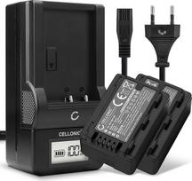 CELLONIC, Fotoaparato baterija, suderinama su "Panasonic" VW-VBT190, HC-V180, HC-V380, HC-VX870 (3,6 V, 1780 mAh), 2 vnt. + įkroviklis