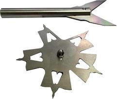 Centruoklis, frezavimo staklės, 304, skirtos nerūdijančio plieno vamzdžių pjovimui, 10, 120 mm, skirtos apvalių strypų ir vamzdžių centravimui