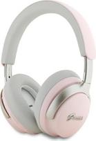 CG Mobile Guess "Bluetooth" ausinės ANC/ENC DB Metal Script Logo Pink