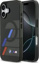 CG MOBILE BMW M IML metaliniai mygtukai su trispalvėmis linijomis, suderinami su „MagSafe“ dėklu, skirtu „iPhone 17“ (juodi)