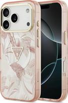 CG MOBILE Guess Jungle Tonal Triangle Suderinamas su "MagSafe" dėklu "iPhone 17 Pro Max" (rožinis)