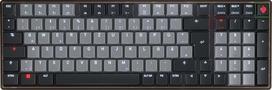 CHERRY KW 550 MX LP mechaninė žemo profilio klaviatūra, 96 % formatas, vokiškas išdėstymas (QWERTZ), kelių įrenginių funkcija, MX LP 2.0 Ivory jungikliai, juoda