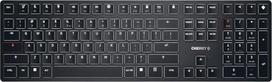 CHERRY KW X ULP, itin plona aukščiausios klasės mechaninė klaviatūra, ES išdėstymas (QWERTY), belaidė klaviatūra, skirta prijungti iki 4 įrenginių, įkraunama, juoda