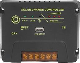 CHICIRIS saulės energijos įkrovimo reguliatorius, MPPT 20 A saulės modulio reguliatorius su USB jungtimi, 12 V/24 V (CPY-2420)