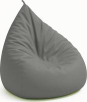 chilly pilley Beanbag Beanbag Vidaus lauko dirbtinės odos sėdynės pagalvėlė Sodo pagalvėlė Grindų pagalvėlė vaikams ir suaugusiems Atsipalaiduoti Fotelis Daug spalvų ir dydžių, iš kurių galite rinktis (85 x 125 cm, pilka)