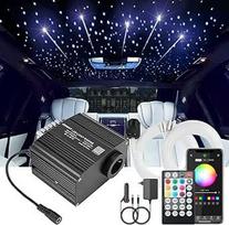 CHINLY "Starry Sky" automobilio šviesolaidžio šviesa automobiliui / luboms 12 W "Meteor Twinkle" 300 vnt. x 0,75 mm x 3 m