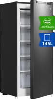 CHIQ šaldiklis FSD160D4E | Keičiami durų vyriai | Labai tylus 41 dB (145 L rankinis atitirpinimas) | 126 x 54 x 55 cm (V x Š x G)