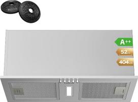 CIARRA CBCS5937A virtuvės gartraukio ventiliatoriaus modulio montavimas, 404 m³/h, 52 cm | A++, 60 dB, 3 greičio lygiai, suderinamas su aktyvintosios anglies filtru CBCF002X2, LED apšvietimas