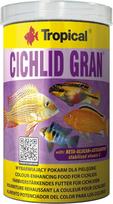 Cichlid Gran 1000ml/550g - Specialus maistas visiems ciklidams Malavis Tanganika, spalvą gerinantis granuliuotas maistas