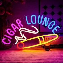 Cigarų Lounge Neon Sign Cigarų LED Neon Sign Sieninis Cigaretės Neon Sign USB LED ženklas Priėmimo kambarys Rūkymas Parduotuvės Baras Žmogus urvas Parduotuvė Namų verslas Pub Party Decor