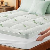 Čiužinio antklodė 90 x 200 cm, bambuko pluošto viskozės čiužinio antklodė | 1000 g/m² minkšta čiužinio antklodė, čiužinio antklodė su kišenėmis iki 40 cm, kvėpuojanti ir skalbiama skalbimo mašinoje