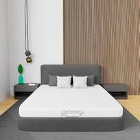 Čiužinys 180 x 200, 7 zonų atminties putų čiužinys, 16 cm aukščio, "2-in-1" dviejų sluoksnių šaltųjų putų čiužinys, nuimamas medžiaginis užvalkalas su užtrauktuku (180 x 200 x 16 cm)