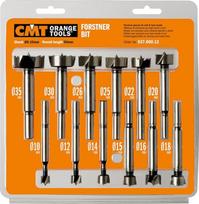 CMT ORANGE TOOLS 537.000.12 „Forstner“ grąžtų rinkinys, 12 vnt., KSS S=8/10 L = 90 RE