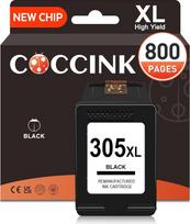 COCCINK 305XL, skirtas HP 305 spausdintuvų kasetėms, „DeskJet 4200e“, „DeskJet 4220e“, „2820e“, „2800e“, „4222e“, „4210e“, „4230e“, „2810e“, „28“22e, 2821e, 2823e, 2710e, 2720e, 2700e, 2722e, 2722e, 72723e, 2721e, skirti „HP Partners 305“