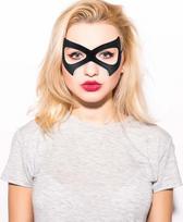 COMNICO Helovino kačių kaukė. Moteriška seksualioji Venecijos kaukė. Kaukė maskarado vakarėliui. Juoda karnavalinė kačių akių kaukė. PU odos „Catwoman“ kaukė moterims. Vakarėlių, šokių ir cosplay kostiumų aksesuarai