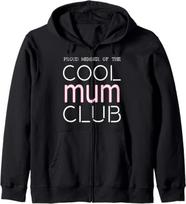 Cool Mum Club Mamos dienos drabužiai Stuff Apparel American Mother Striukė su gobtuvu, juoda