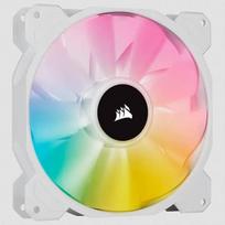 CORSAIR iCUE SP140 RGB Elite Performance 140 mm PWM vieno ventiliatoriaus, baltas
