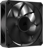 CORSAIR RS120 MAX 120 mm PWM storio ventiliatorius - didelis statinis slėgis - skystųjų kristalų polimero konstrukcija - viena pakuotė - juodas
