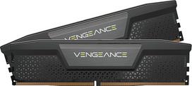 CORSAIR Vengeance DDR5 64GB (2 x 32GB) iki 6000 MHz „Intel“ RAM | CMK64GX5M2D6000C40, suderinama su „Intel XMP 3.0“, CL40, žaidimų kompiuterio atmintis, juoda