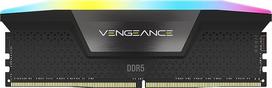 CORSAIR Vengeance RGB DDR5 8GB (1 x 8GB) iki 5200 MHz „Intel“ RAM | CMH8GX5M1B5200C40, suderinama su „Intel XMP 3.0“, CL40, žaidimų kompiuterių atmintis, juoda