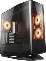 COUGAR FV270 RGB "Mid Tower" EATX/ATX kompiuterio žaidimų korpusas su išlenktu grūdintu stiklu - juodas RGB