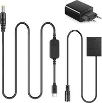 CP-W126 USB-C adapterio maitinimo laidas, DC jungtis, PD adapterio rinkinys, atsarginis NP-W126 ir NP-W126s akumuliatorius, skirtas „Fujifilm“ X100F, X100V, X-S10, X-Pro3, X-E3, X-A2, X-A5, X-A7, X-T1, X-T2, X-T3, X-T4, X-T20, X-T100, X-T200 fotoaparatams