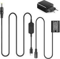 CP-W235 USB-C adapterio maitinimo laido ir nuolatinės srovės jungties rinkinys, atsarginė NP-W235 baterija, skirta „Fujifilm X-T4“ ir „VG-XT4“ fotoaparatams
