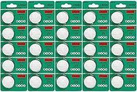 CR2450 3 V ličio baterija CR 2450, 650 mAh talpos, 25 vnt., skirta LED žvakėms