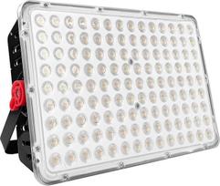 CREATESTAR LED lauko prožektorius, 400 W statybinis prožektorius, 40000 lm, lauko prožektorius, 6500 K, vėsiai baltas prožektorius, IP66 atsparus vandeniui, LED prožektorius sandėliui, sodui, garažui, sporto aikštelei,